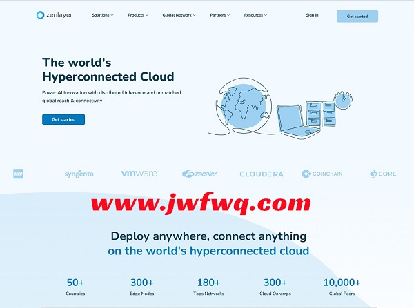 美国云服务器zenlayer，小时计费/自定义配置，有CN2网络/最高20Gbps-境外服务器